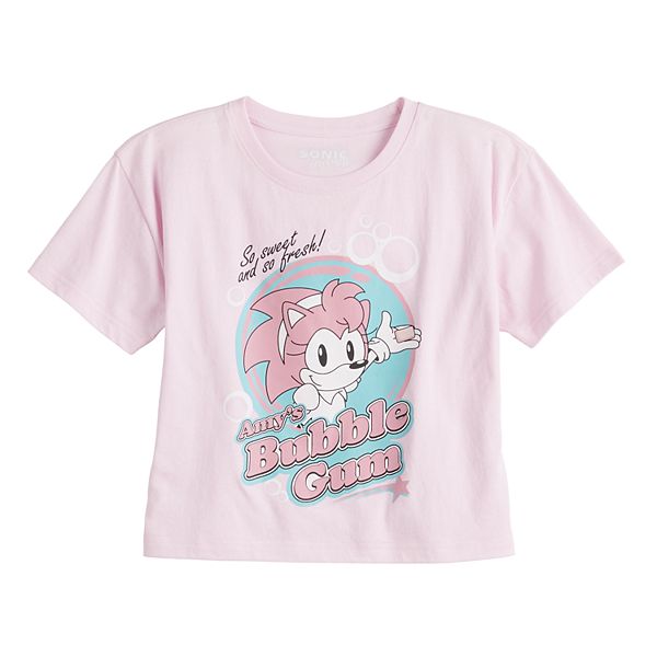 Детские футболки Licensed Character Sonic the Hedgehog Amy's Bubble Gum Licensed Character