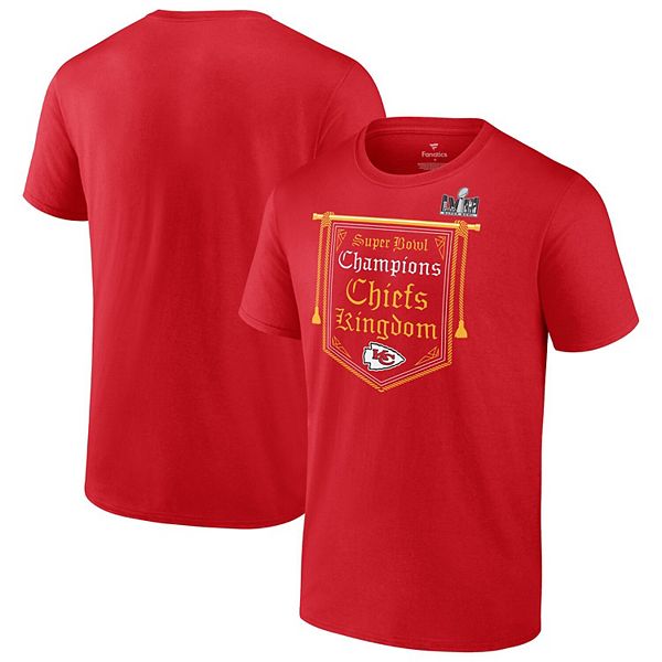 Мужская Футболка Fanatics Champions Hometown Red Kansas City Chiefs Super Bowl LVIII Fanatics Brands - White Label