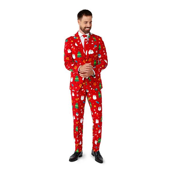 Мужской Костюм OppoSuits Holiday Festivity Red Suit OppoSuits