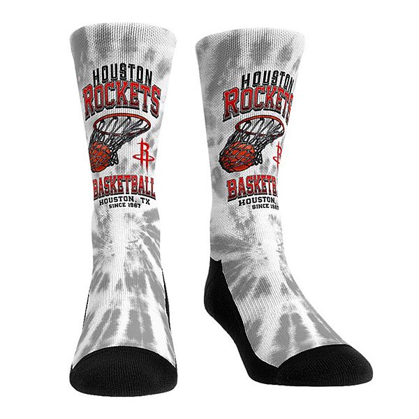 Винтажные носки Rock Em Socks Houston Rockets Crew для мужчин и женщин, размер L/XL Rock Em Socks