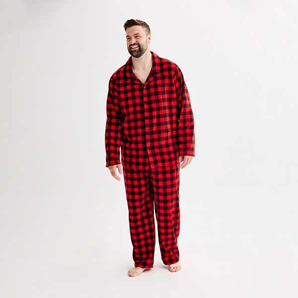 Мужские Пижамы Cuddl Duds Merry & Bright Buffalo Plaid Jammies For Your Families