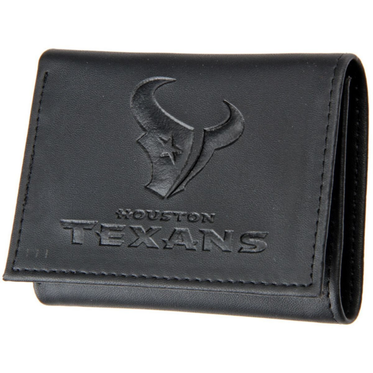 Men's Black Houston Texans Hybrid Tri-Fold Wallet Unbranded