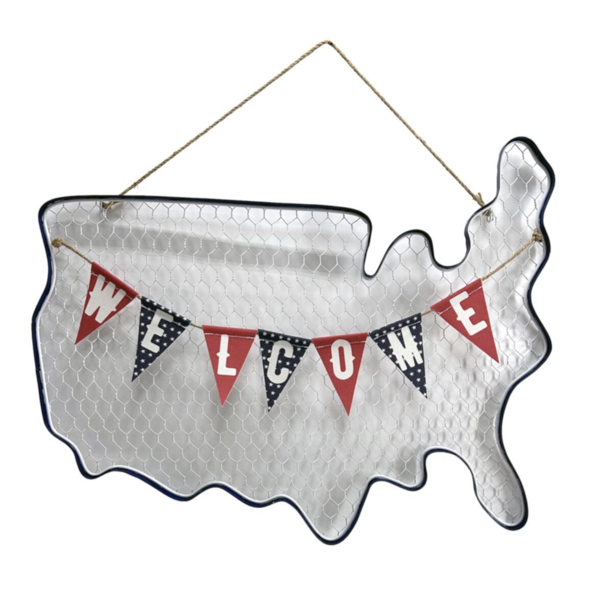 Celebrate Together™ Americana Welcome USA Chicken Wire Wall Decor Celebrate Together