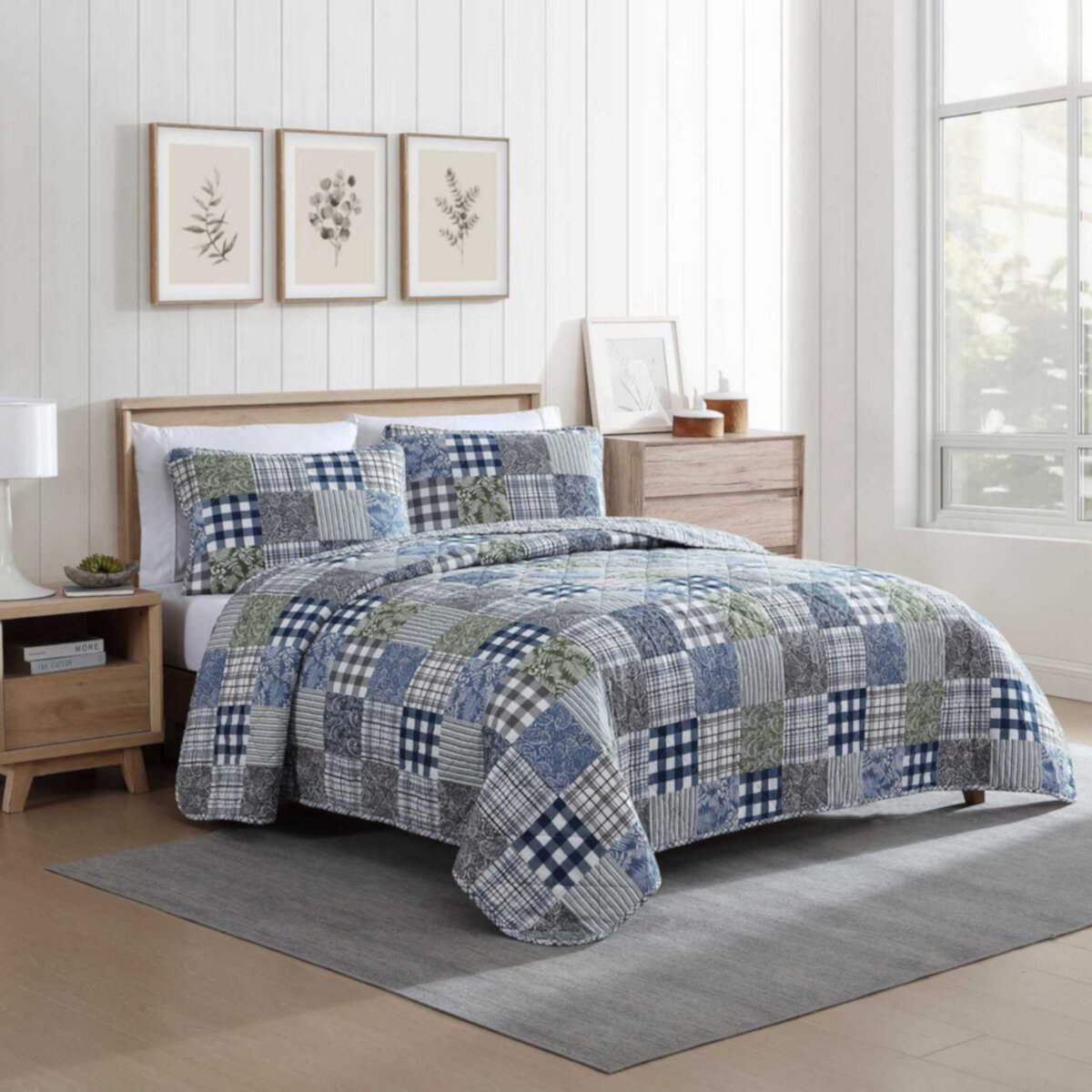 Eddie Bauer Cozy Plaid Patchwork Quilt Set Eddie Bauer