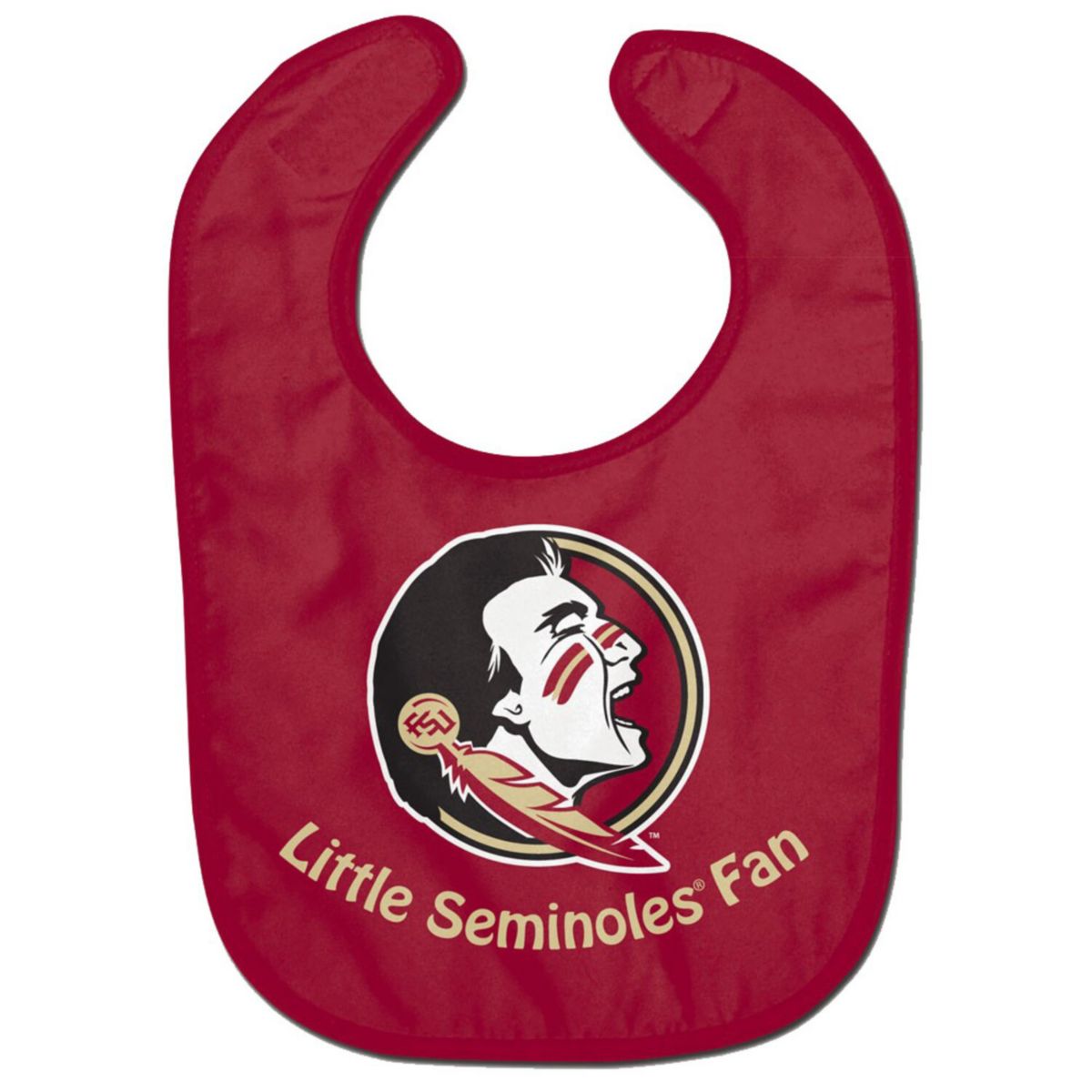 Детский слюнявчик Florida State Seminoles, 100% полиэстер, 99% хлопок, машинная стирка Unbranded