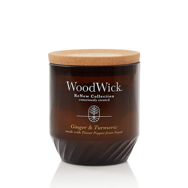 WoodWick® ReNew Ginger & Turmeric Medium Jar Candle WoodWick