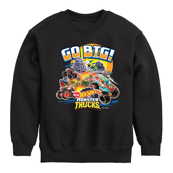 Детская Толстовка Hot Wheels Monster Trucks Hot Wheels