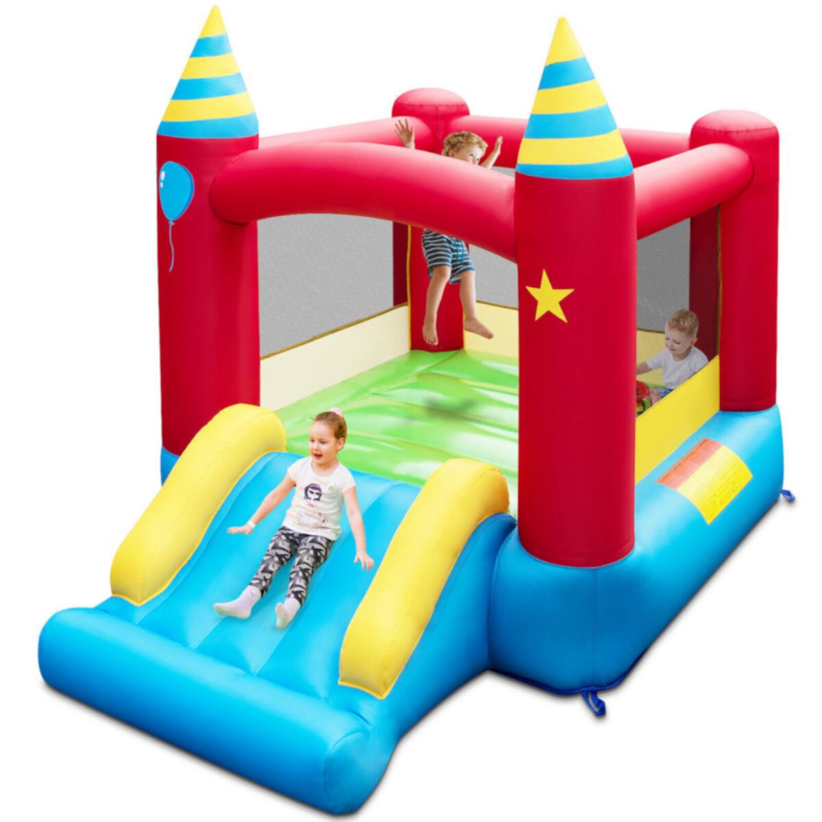 Надувной батут для детей Slickblue Kids Inflatable Bounce Castle Slickblue