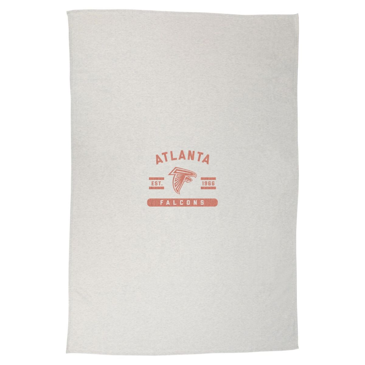 Atlanta Falcons 54&#34; x 84&#34; Oatmeal Sweatshirt Blanket Logo Brand