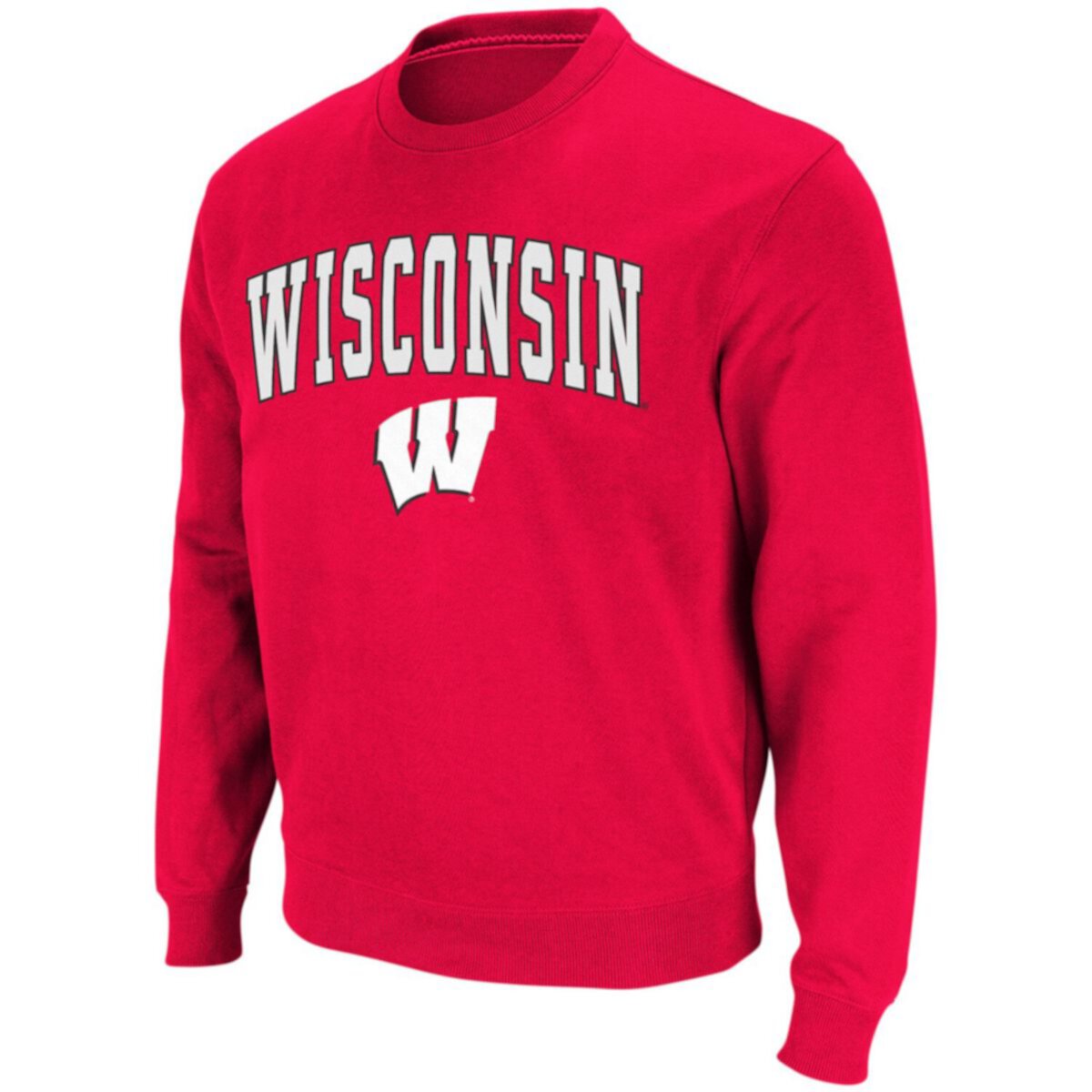 Мужская Футболка Colosseum Красная Wisconsin Badgers Arch & Logo Colosseum