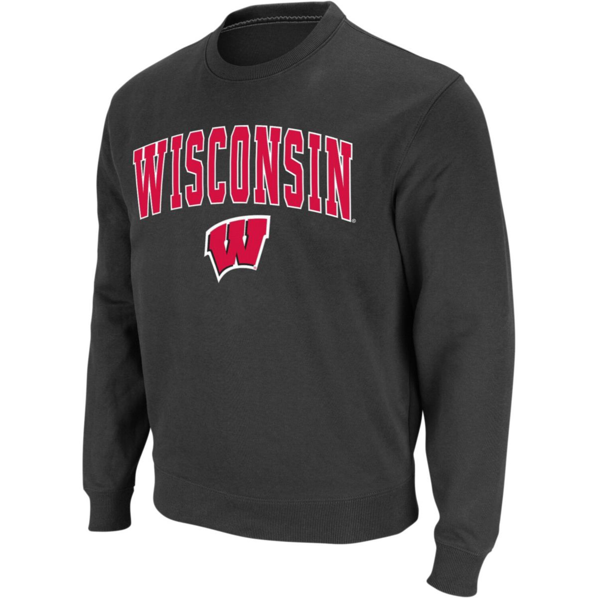 Мужская Футболка Colosseum Wisconsin Badgers Arch & Logo Colosseum