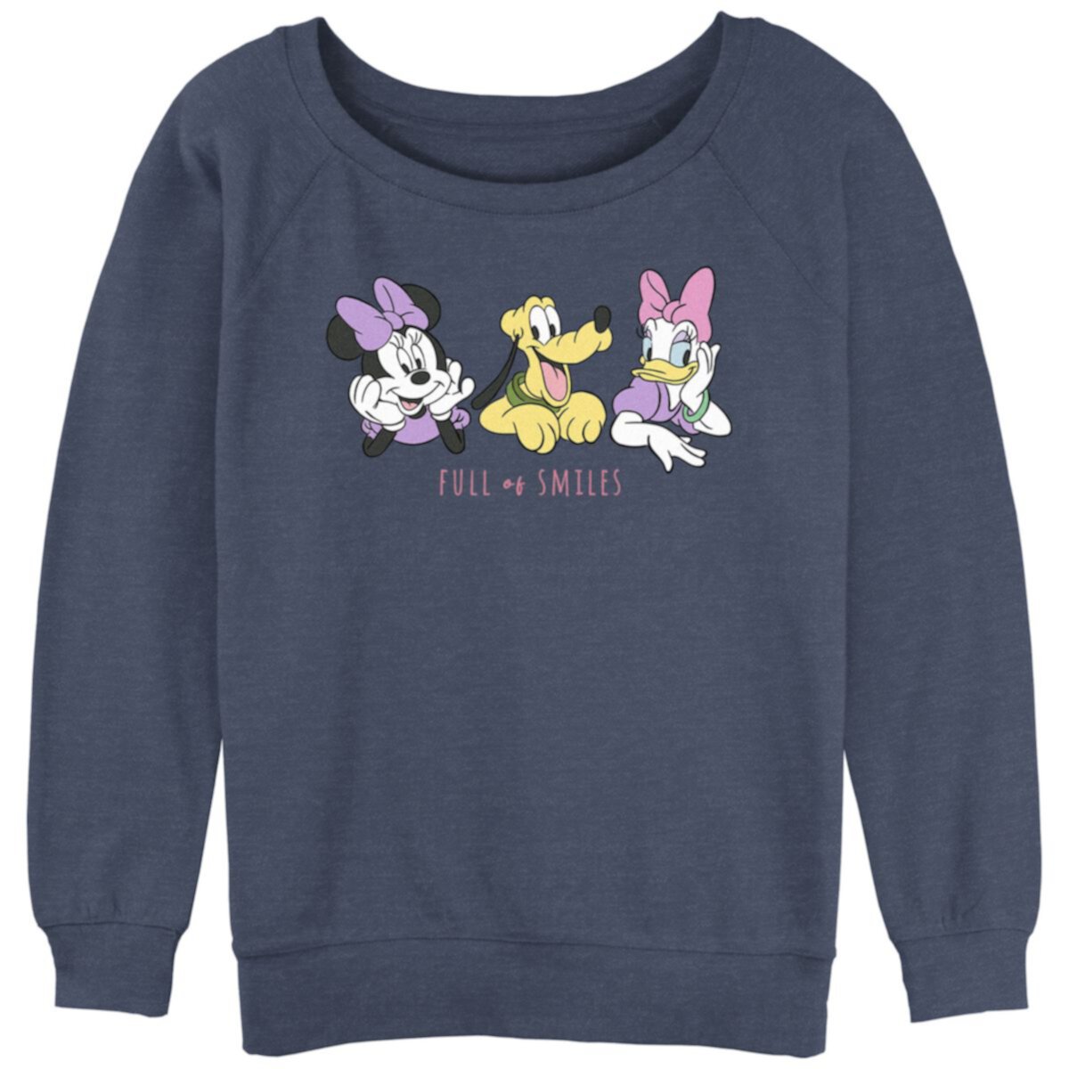 Женская Футболка Disney Minnie Mouse Full Of Smiles Slouchy Terry Graphic Disney