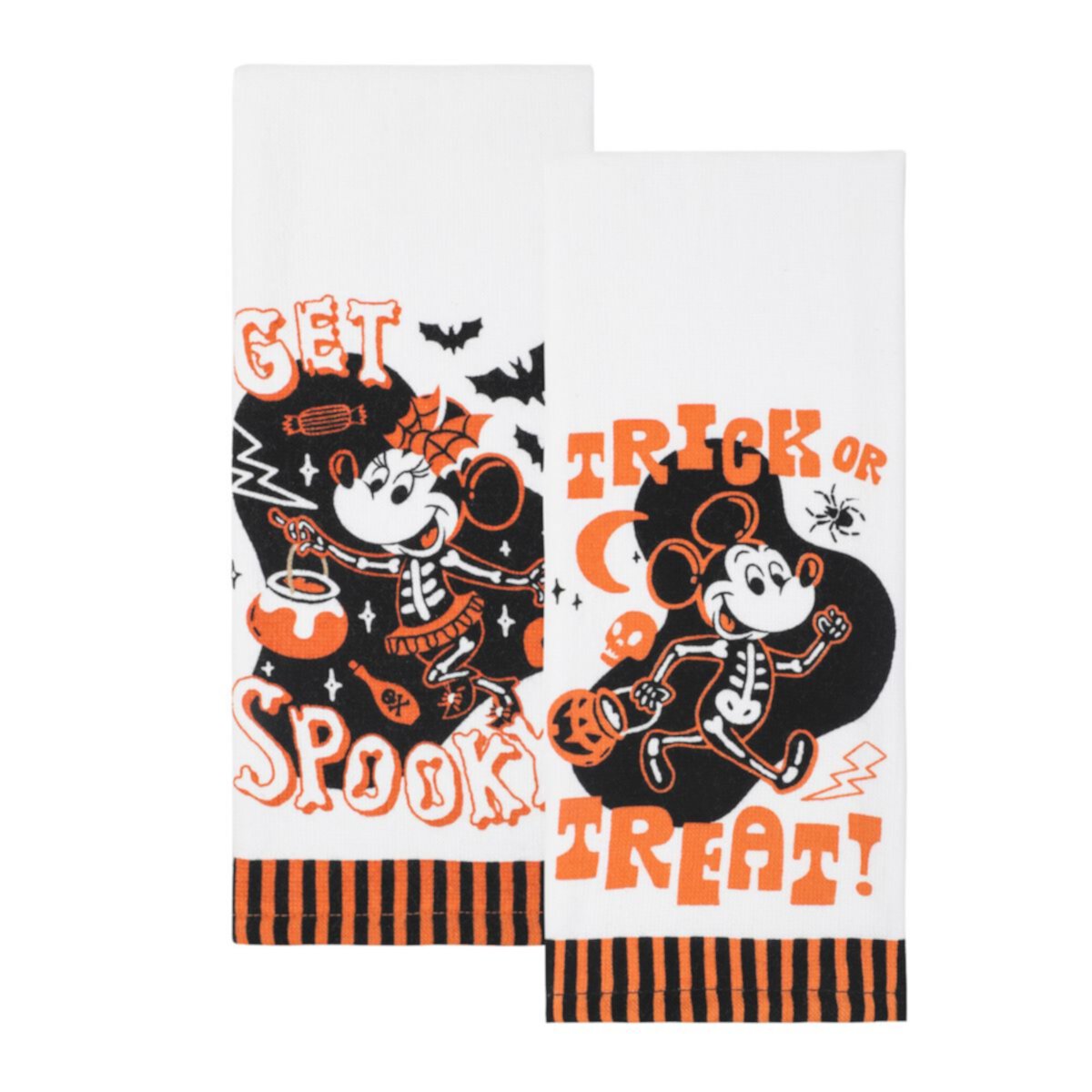 Disney's Mickey Mouse & Minnie Mouse 2-pack Kitchen Towels by Celebrate Together™ Halloween Celebrate Together