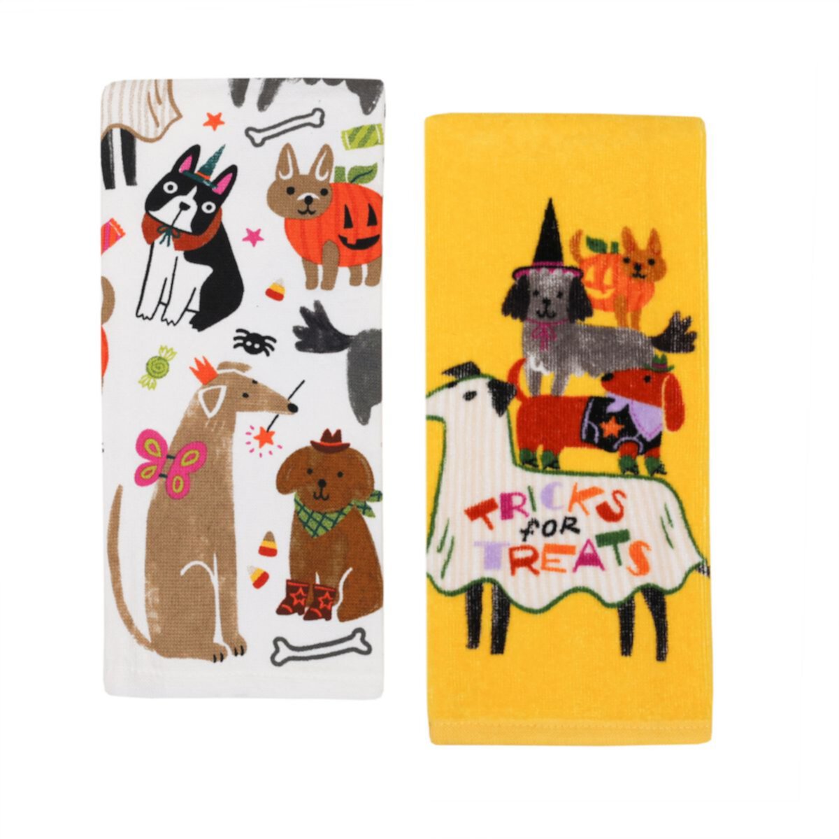 Celebrate Together™ Halloween Dogs 2-Pack Terry Kitchen Towel Set Celebrate Together