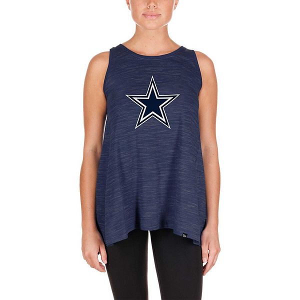 Женская Футболка New Era Navy Dallas Cowboys Oversize Space Dye Active New Era