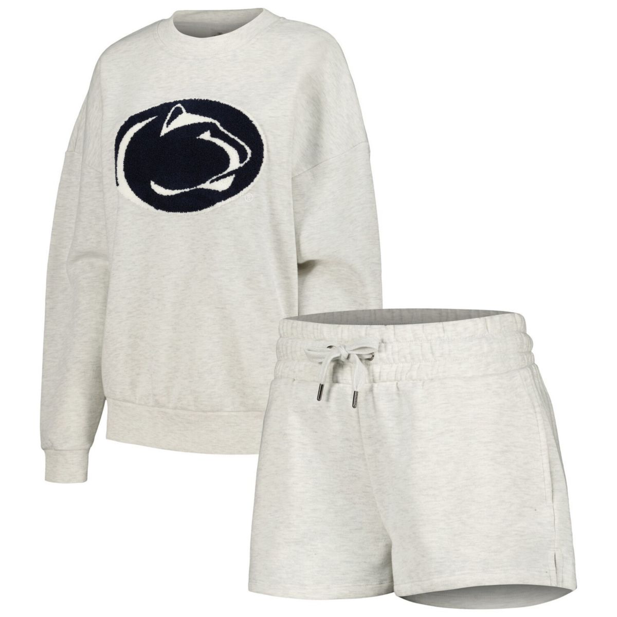 Женская Пижама Gameday Couture Ash Penn State Nittany Lions Team Effort Gameday Couture