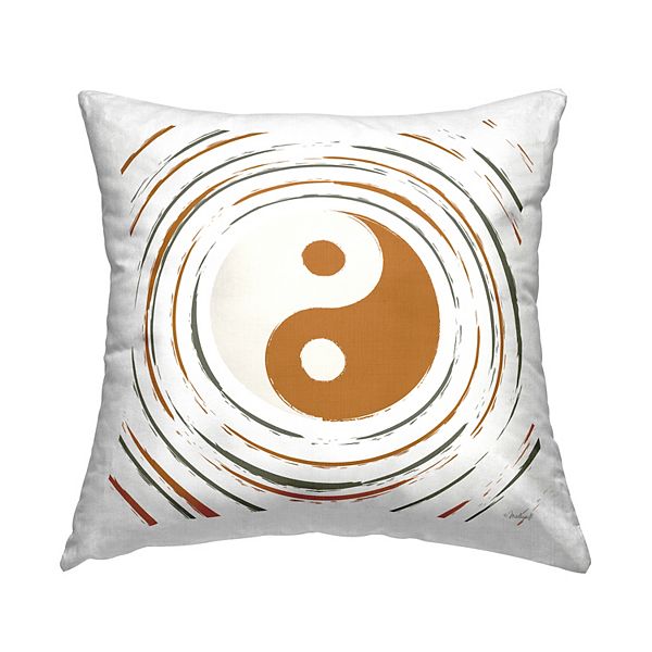 Stupell Home Decor Spiritual Yin Yang Symbol Shape Throw Pillow Stupell Home Decor