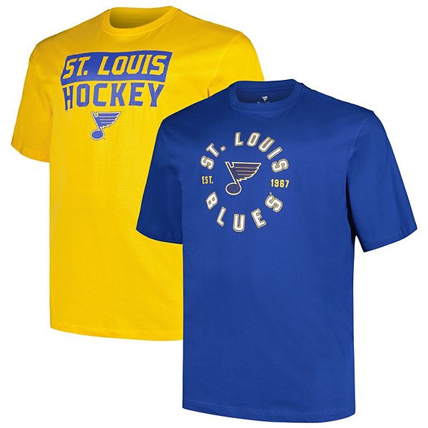 Мужской комплект футболок Fanatics St. Louis Blues (2 шт.), 100% хлопок, с коротким рукавом Fanatics Brands - White Label