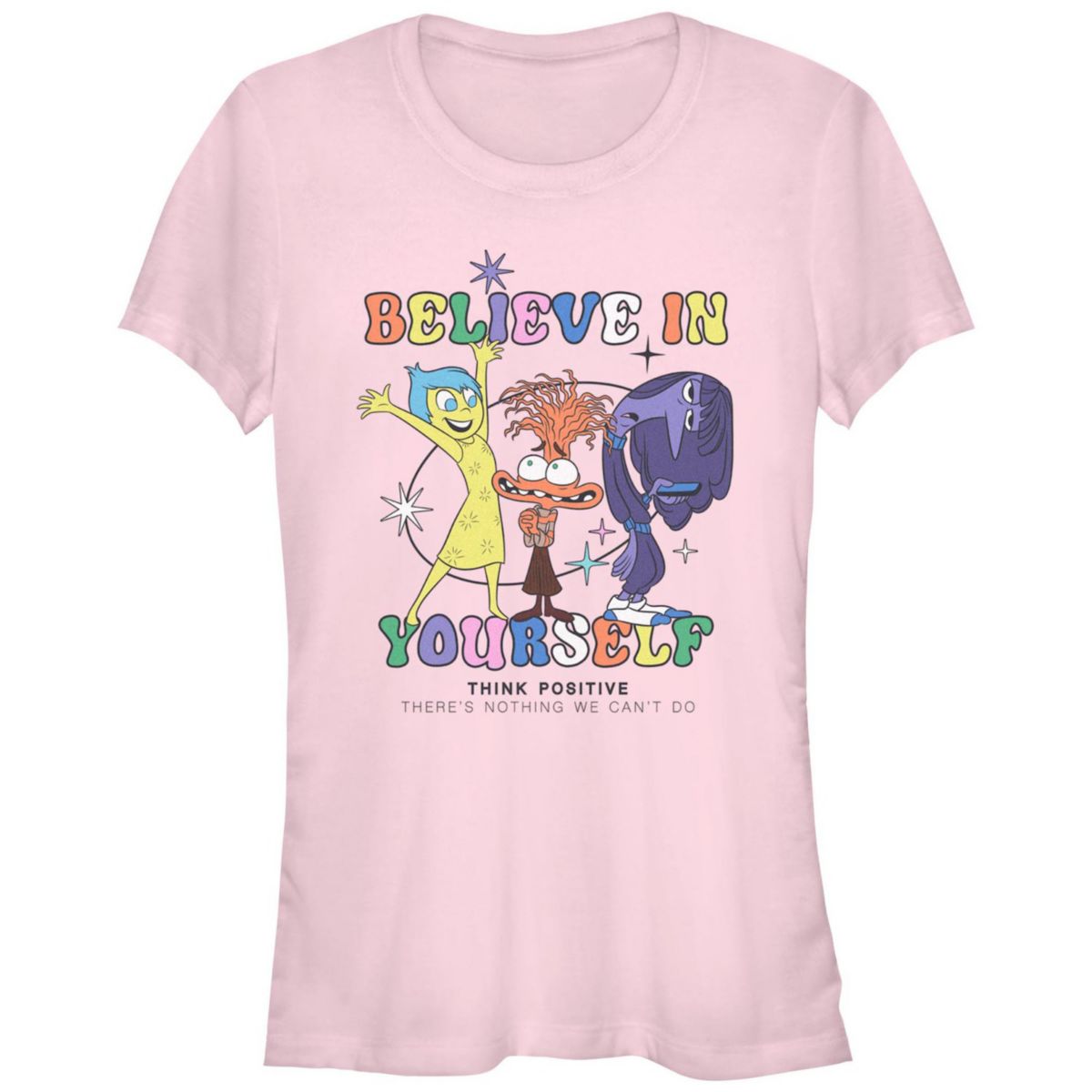 Детская Футболка Disney Inside Out 2 Believe In Yourself Think Positive Disney