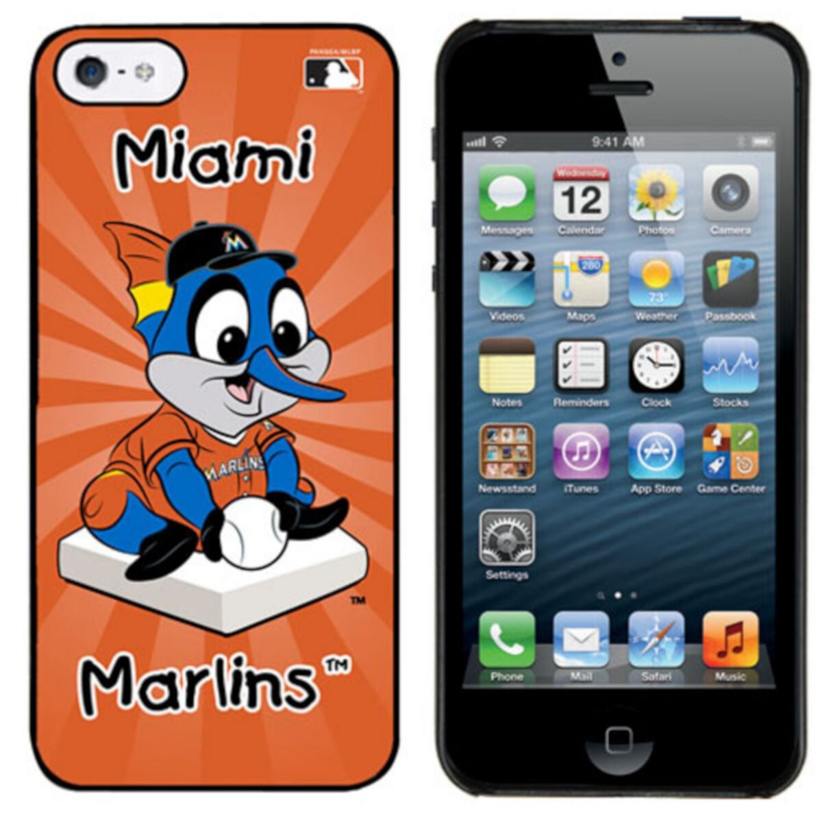 Чехол для телефона Miami Marlins iPhone 5 Baby Mascot Unbranded