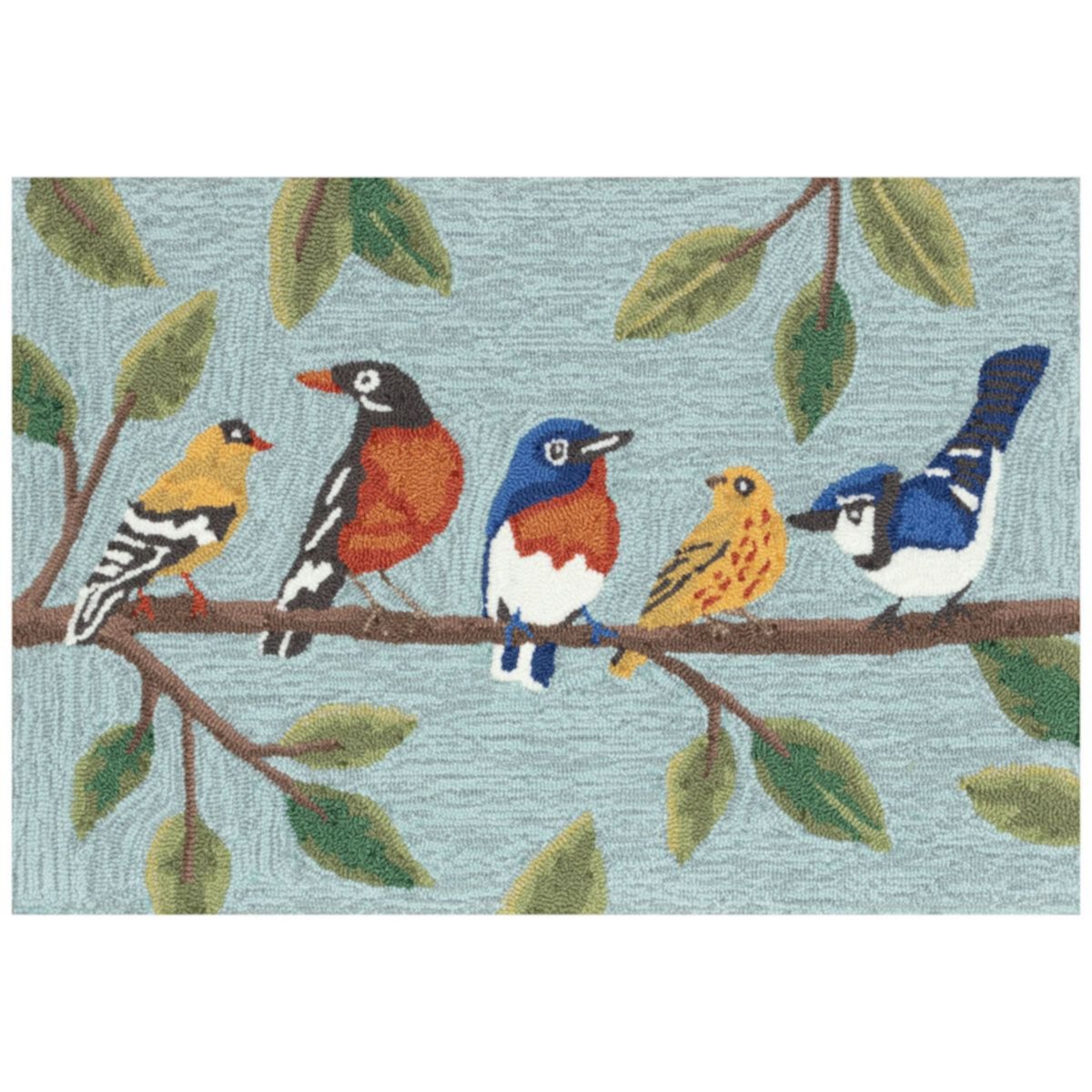 Liora Manne Frontporch Birds On A Branch Indoor/Outdoor Area Rug Liora Manne