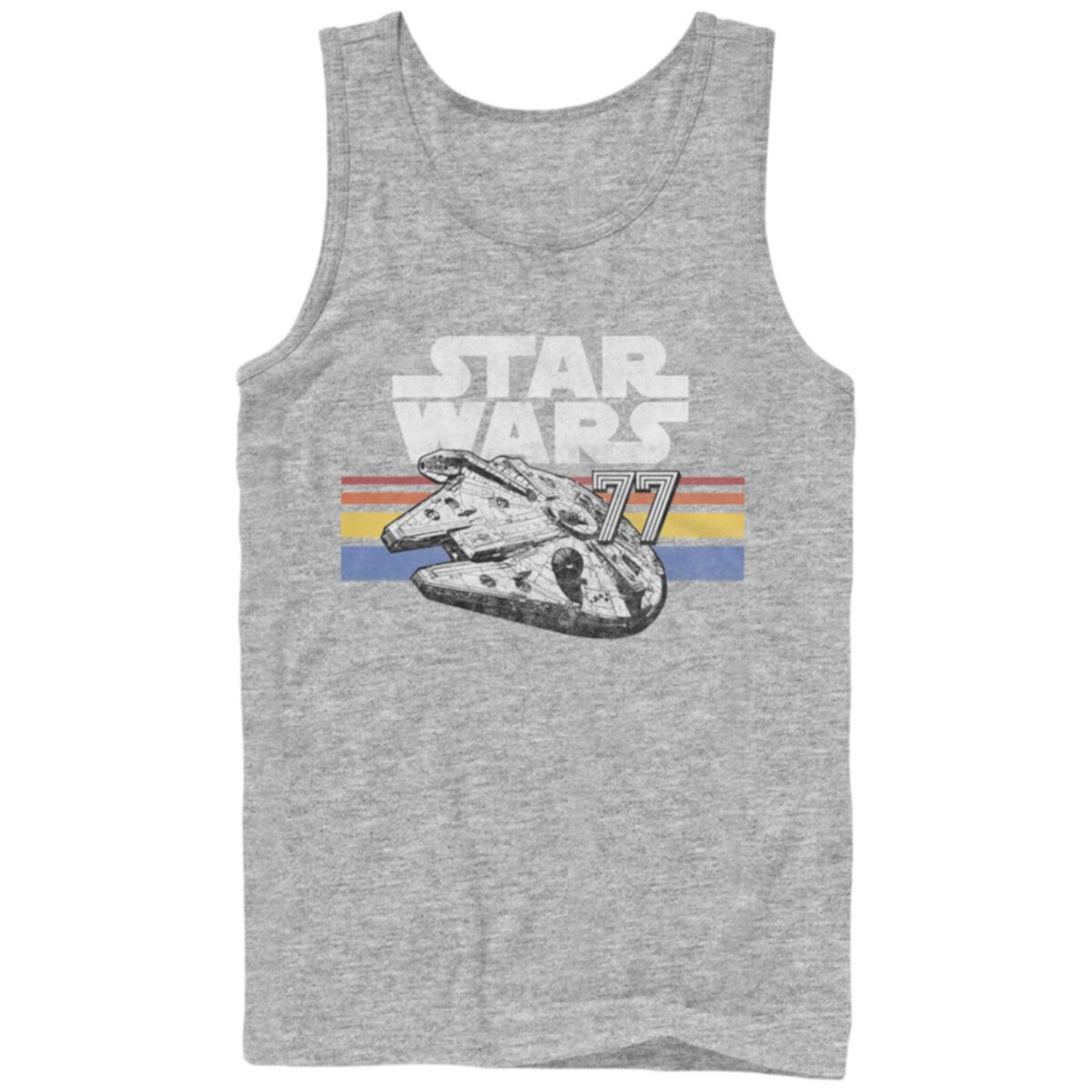 Мужская Футболка Star Wars Millennium Falcon Stripes Graphic Star Wars