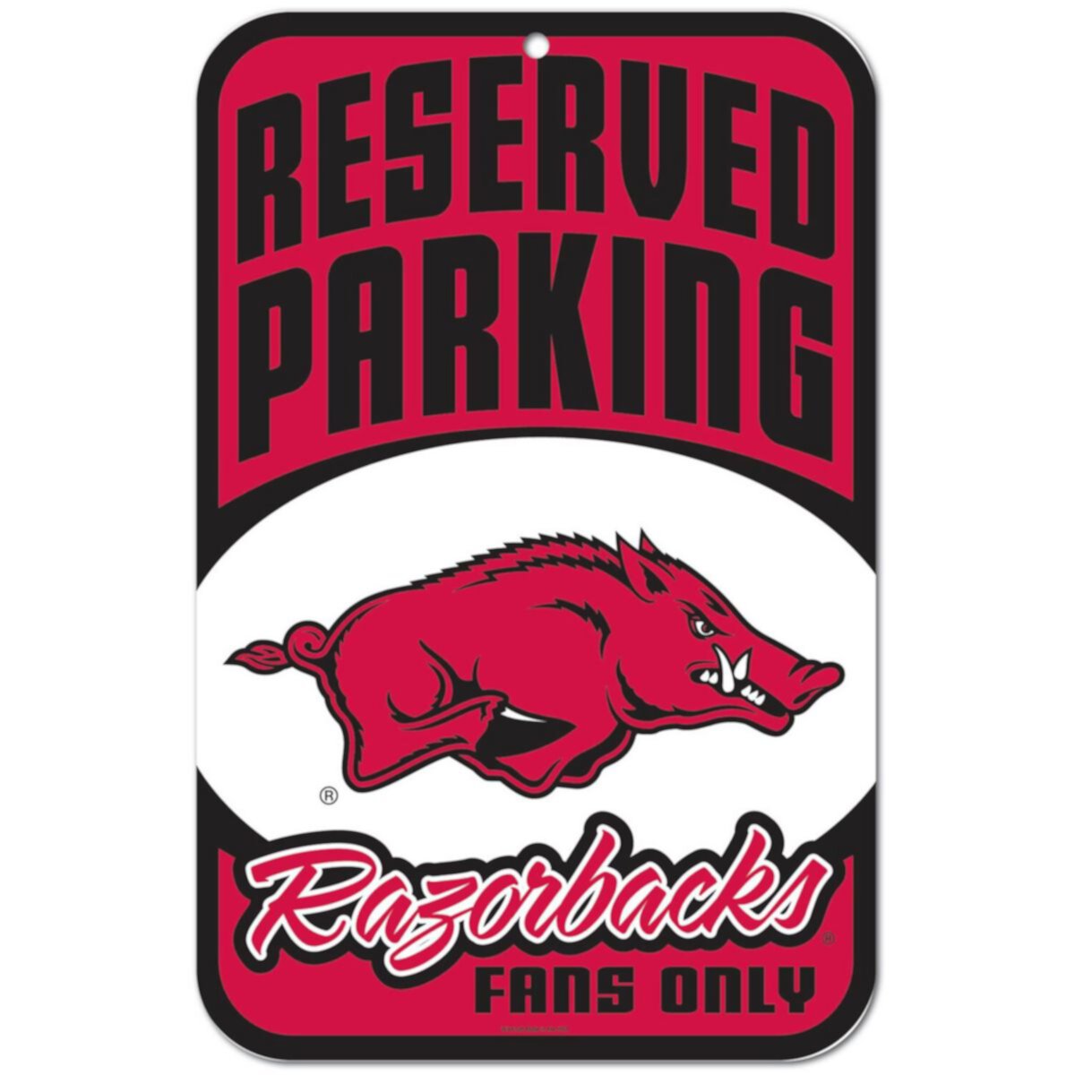 WinCraft Arkansas Razorbacks 11&#34; x 17&#34; Indoor/Outdoor Sign Unbranded