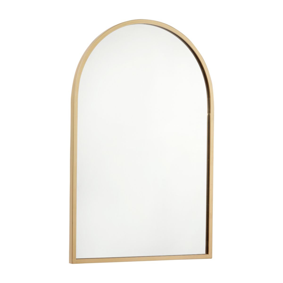 Merrick Lane Muriel Arched Metal Framed Wall Mirror for Entryways, Dining Rooms, and Living Rooms Merrick Lane