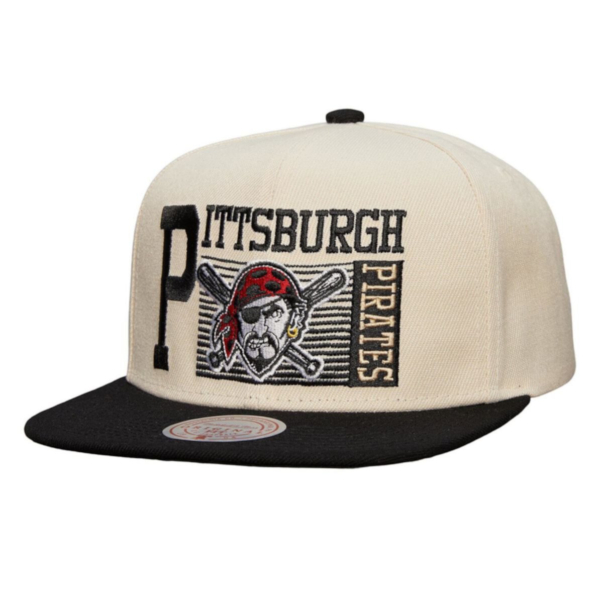 Кепка Mitchell & Ness Cream Pittsburgh Pirates Cooperstown Collection Speed Zone Mitchell & Ness