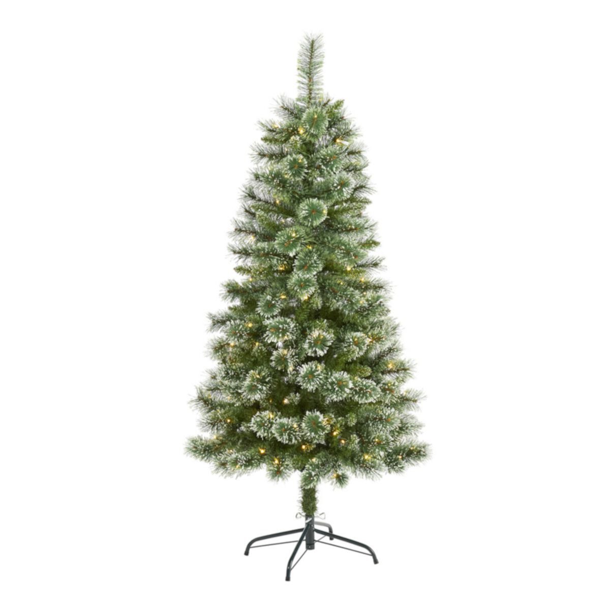 nearly natural 5-ft. Wisconsin Slim Snow Tip Pine Artificial Christmas Tree NEARLY NATURAL