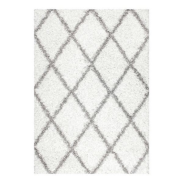 nuLOOM Tess Trellis Shag Area Rug NuLOOM