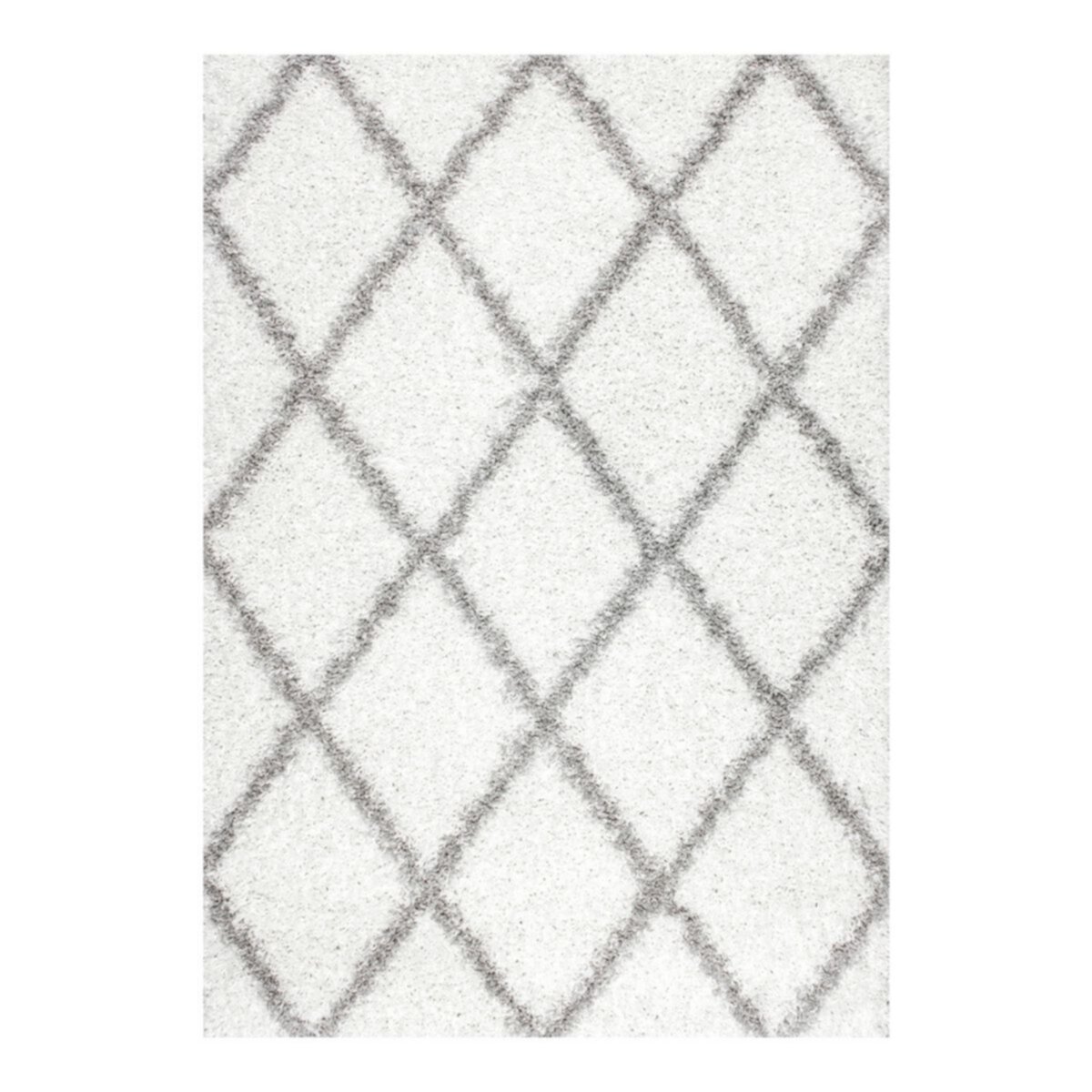 nuLOOM Tess Trellis Shag Area Rug NuLOOM