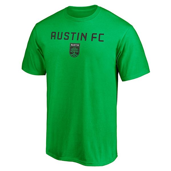 Мужская графическая футболка Fanatics MLS Austin FC Heart & Soul из хлопка с коротким рукавом Mls