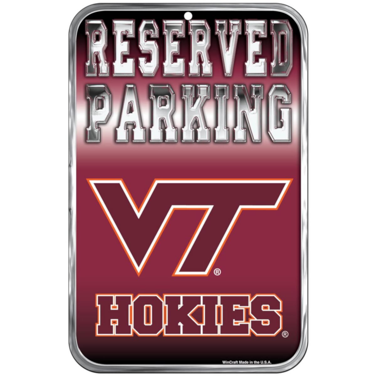 WinCraft Virginia Tech Hokies 11&#34; x 17&#34; Indoor/Outdoor Sign Unbranded