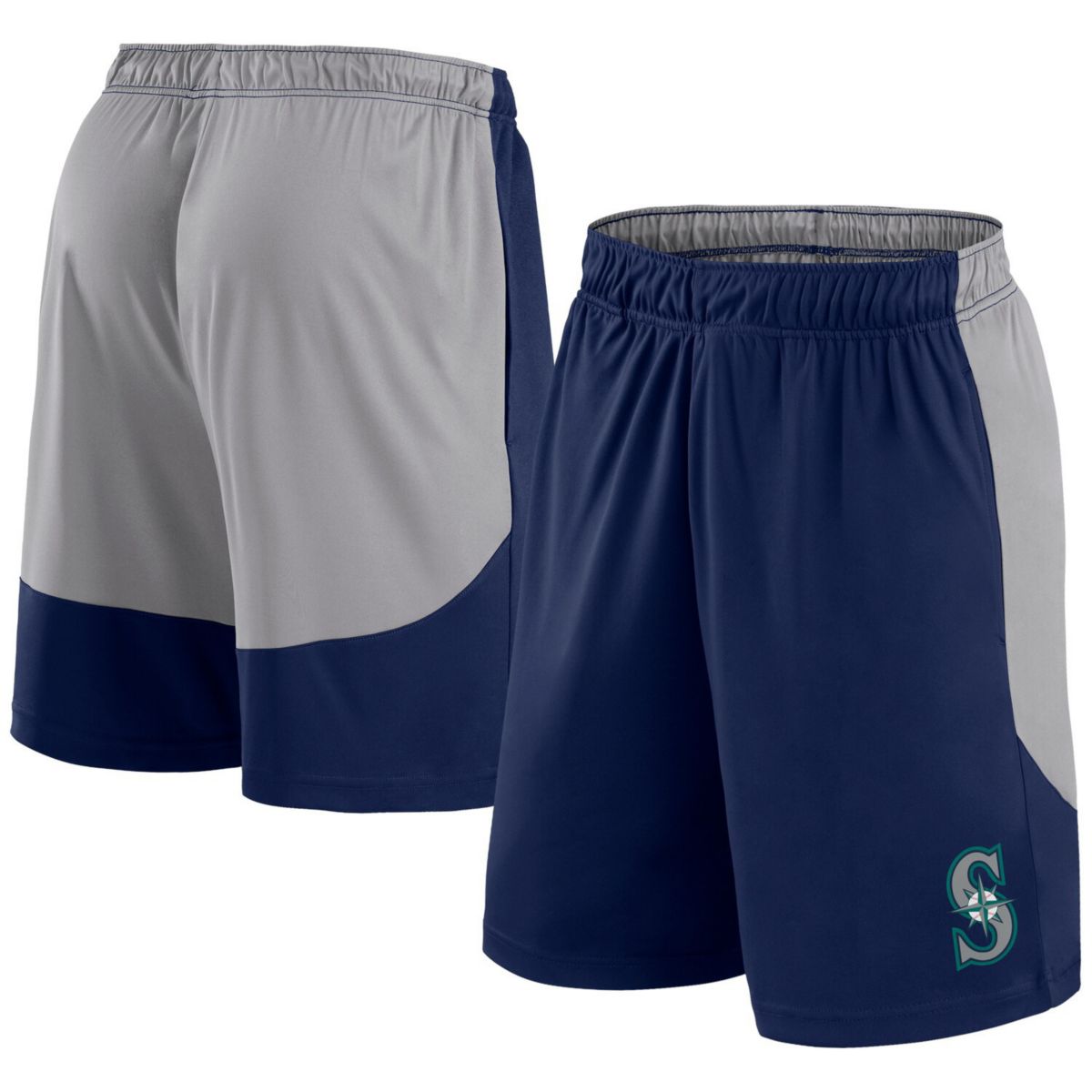 Мужские Спортивные Шорты Fanatics Navy/Gray Seattle Mariners Go Hard Fanatics Brands - White Label