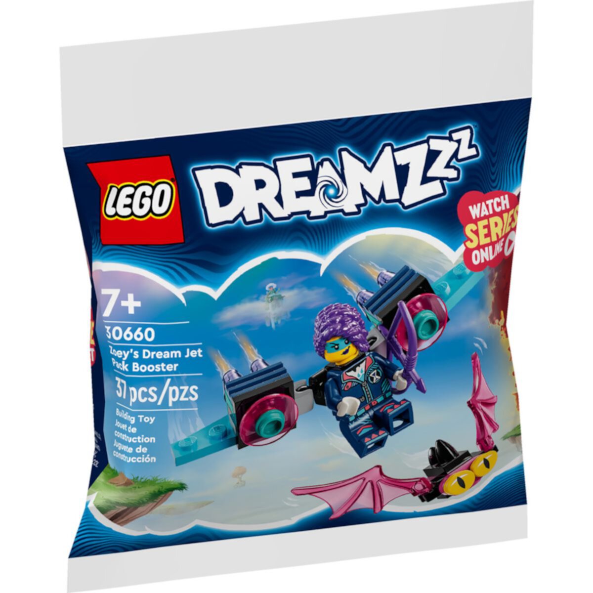 Игровой набор Lego DREAMZzz Ракетный рюкзак Зои 30660 (37 деталей) Lego