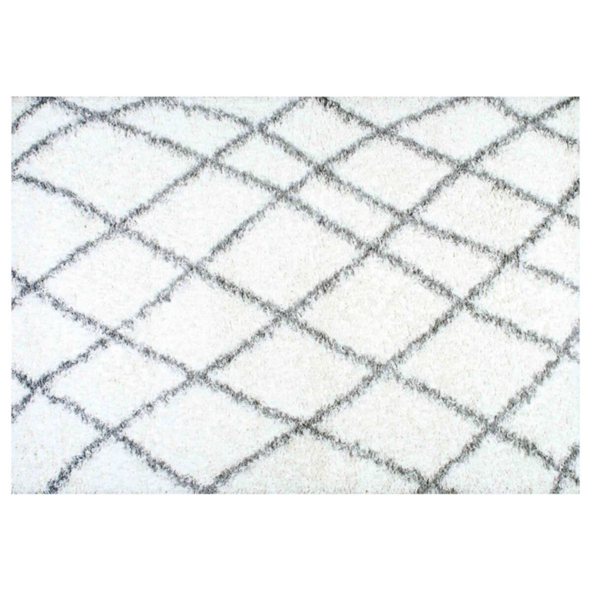 nuLOOM Alvera Easy Shag Lattice Rug - 10'6'' x 14' NuLOOM