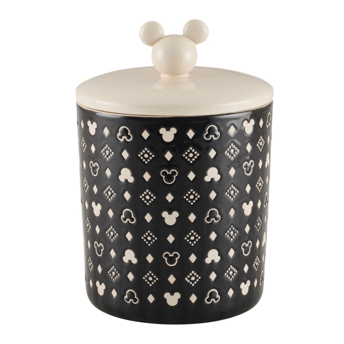 Disney Home Disney's Mickey Mouse Monochrome Extra Large Ceramic Canister with Lid Disney Home