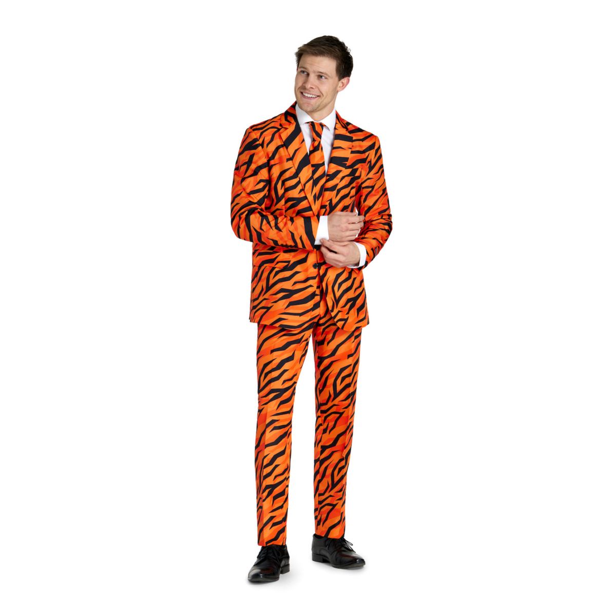 Мужской Костюм Suitmeister Slim-Fit Tiger Orange Suitmeister