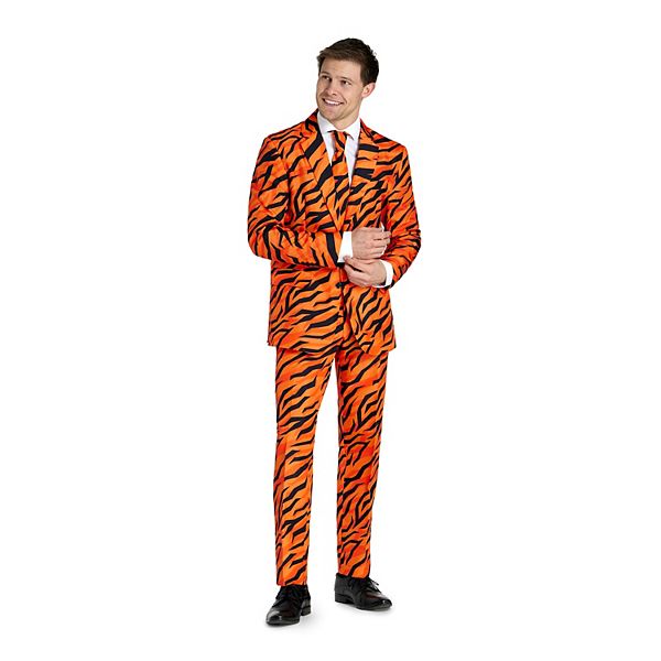 Мужской Костюм Suitmeister Slim-Fit Tiger Orange Suitmeister