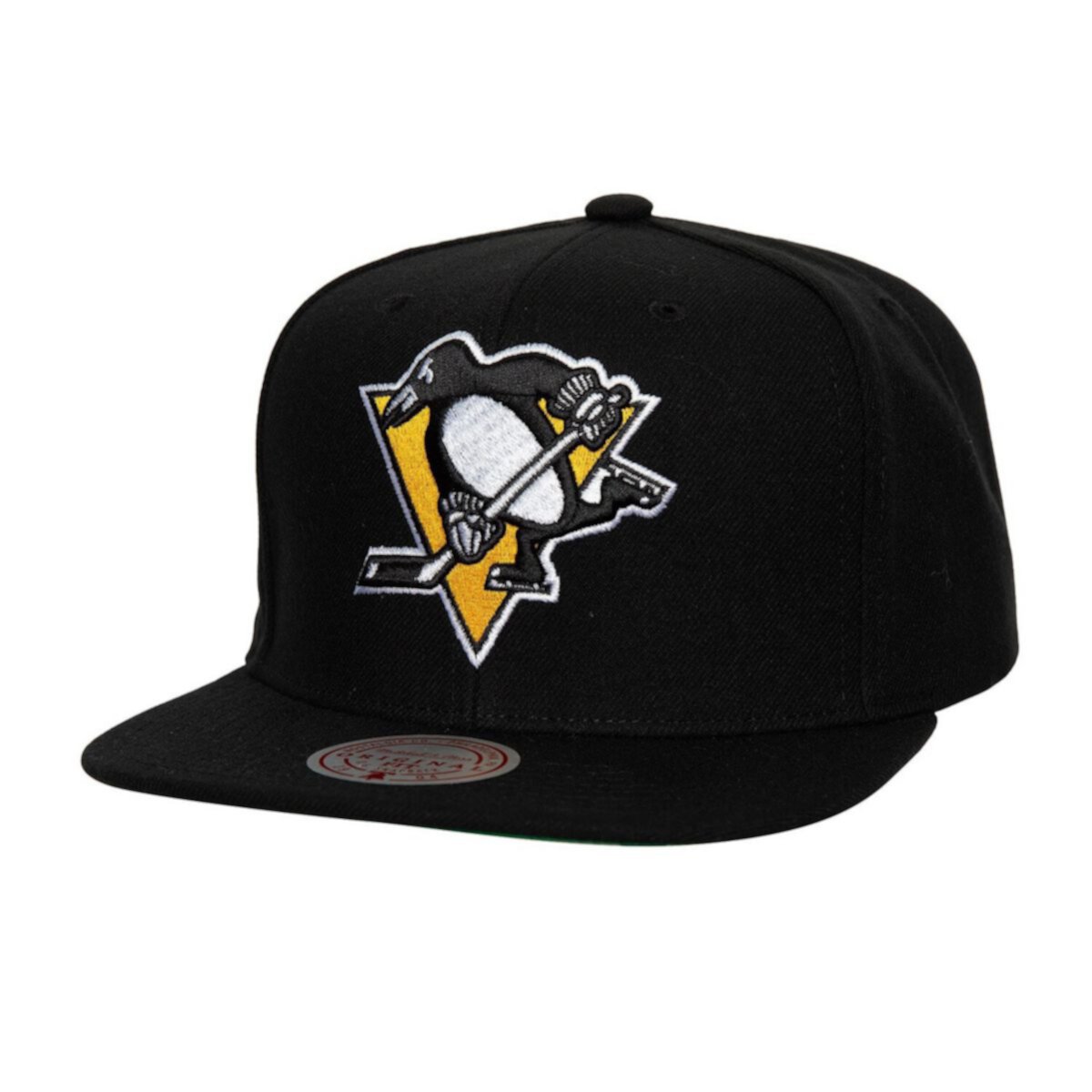 Кепка Mitchell & Ness Черная Pittsburgh Penguins Core Top Spot Snapback Mitchell & Ness