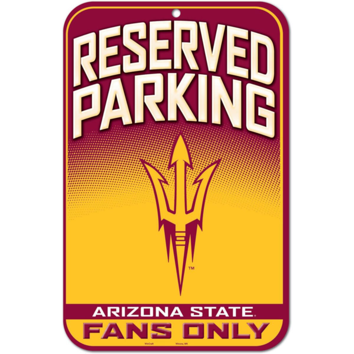 WinCraft Arizona State Sun Devils 11&#34; x 17&#34; Indoor/Outdoor Sign Unbranded