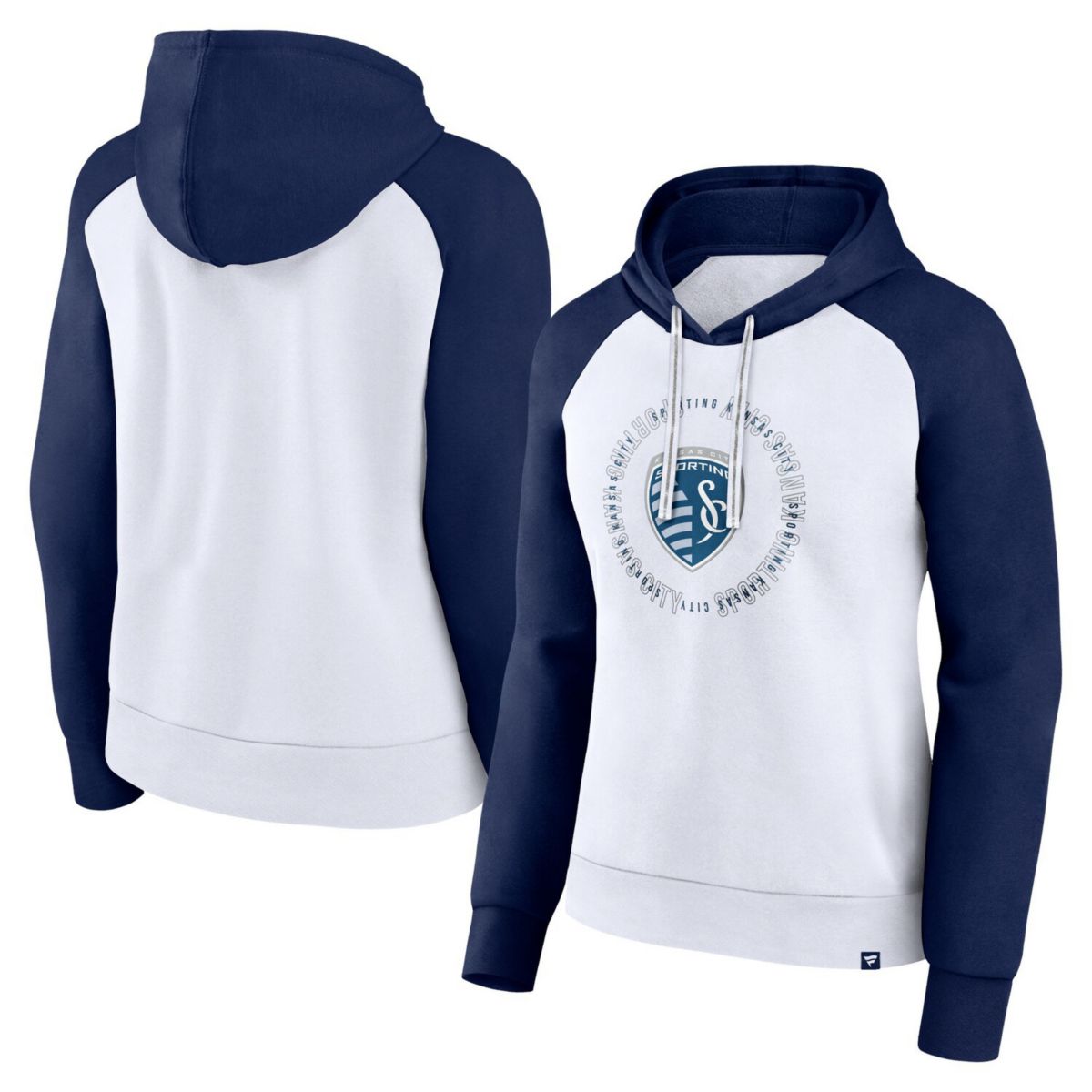 Женская Футболка Unbranded Instep White/Navy Sporting Kansas City Unbranded