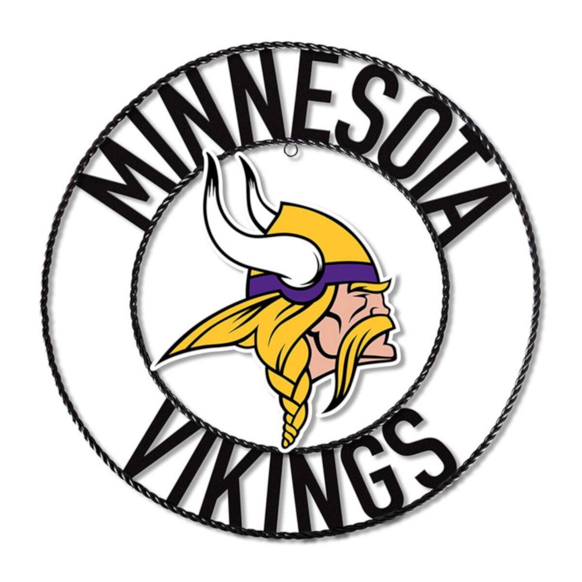 Minnesota Vikings Wrought Iron Wall Art Unbranded