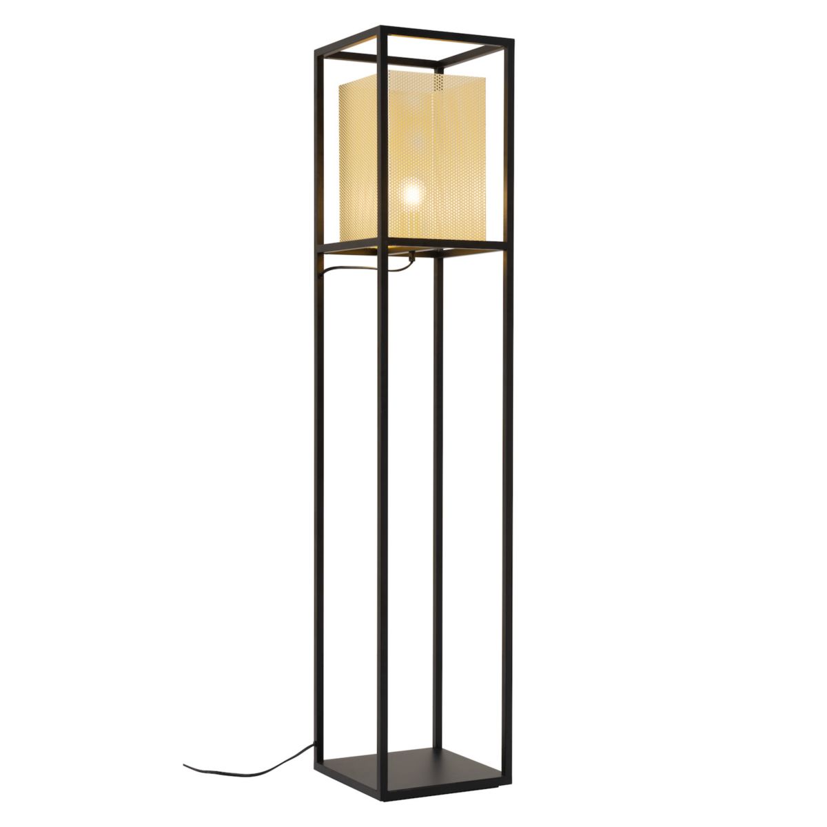 Zuo Modern Yves Gold & Black Floor Lamp Zuo