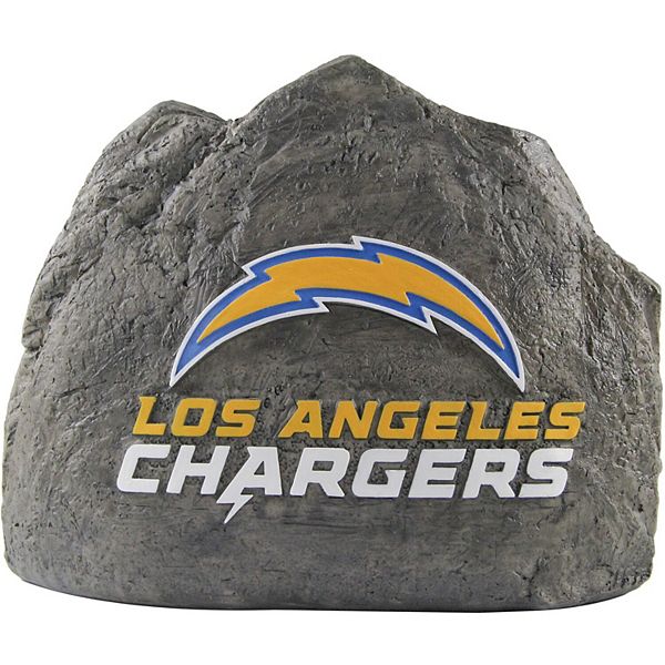 Камень для сада Los Angeles Chargers, 23х18 см, 100% смола, рельефная графика с цветным заполнением Foco