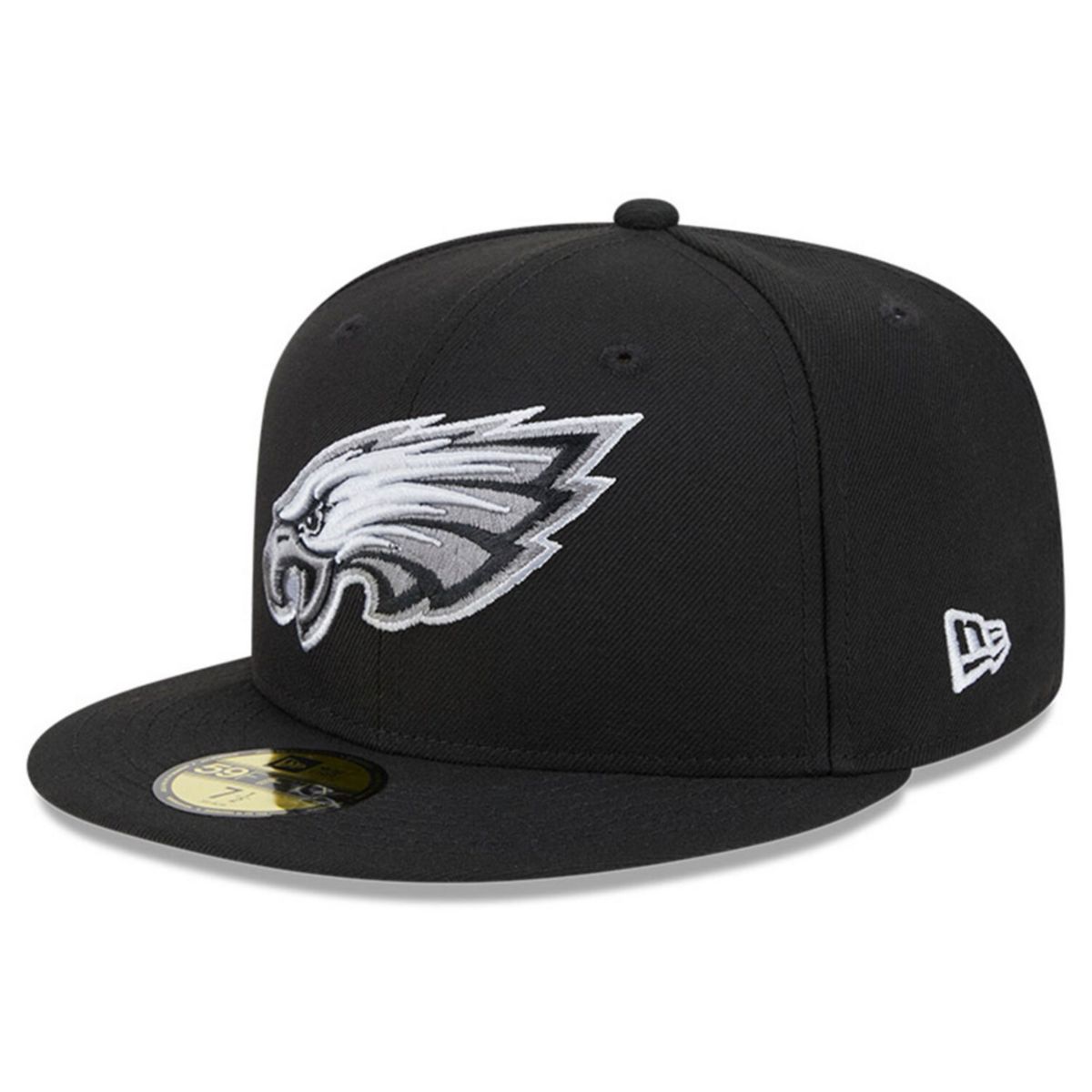 Мужская черная кепка Philadelphia Eagles 2023 Inspire Change 59FIFTY из 100% полиэстера New Era x Staple