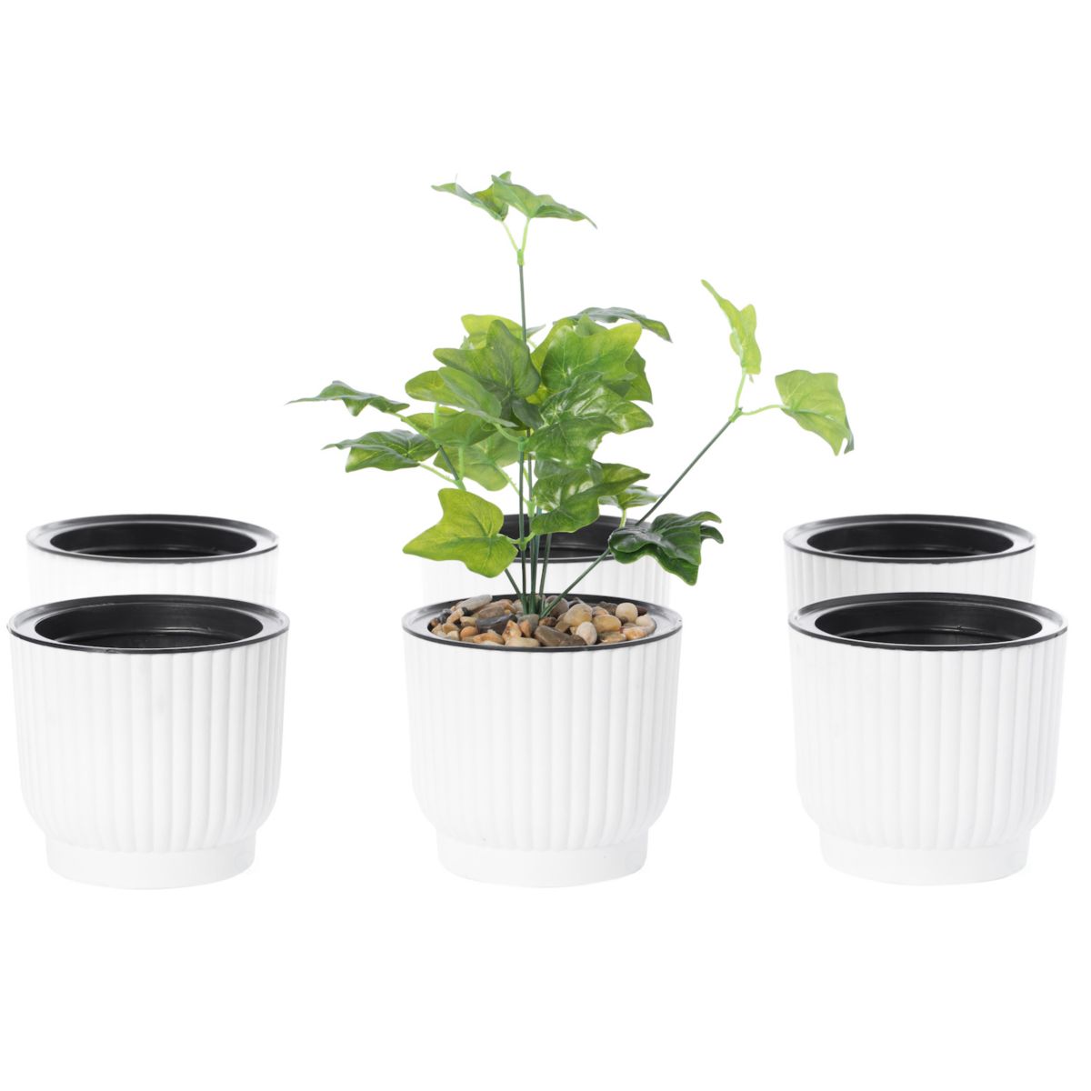 Flowerpot Self Watering Planter, 6 Pack Gardenised