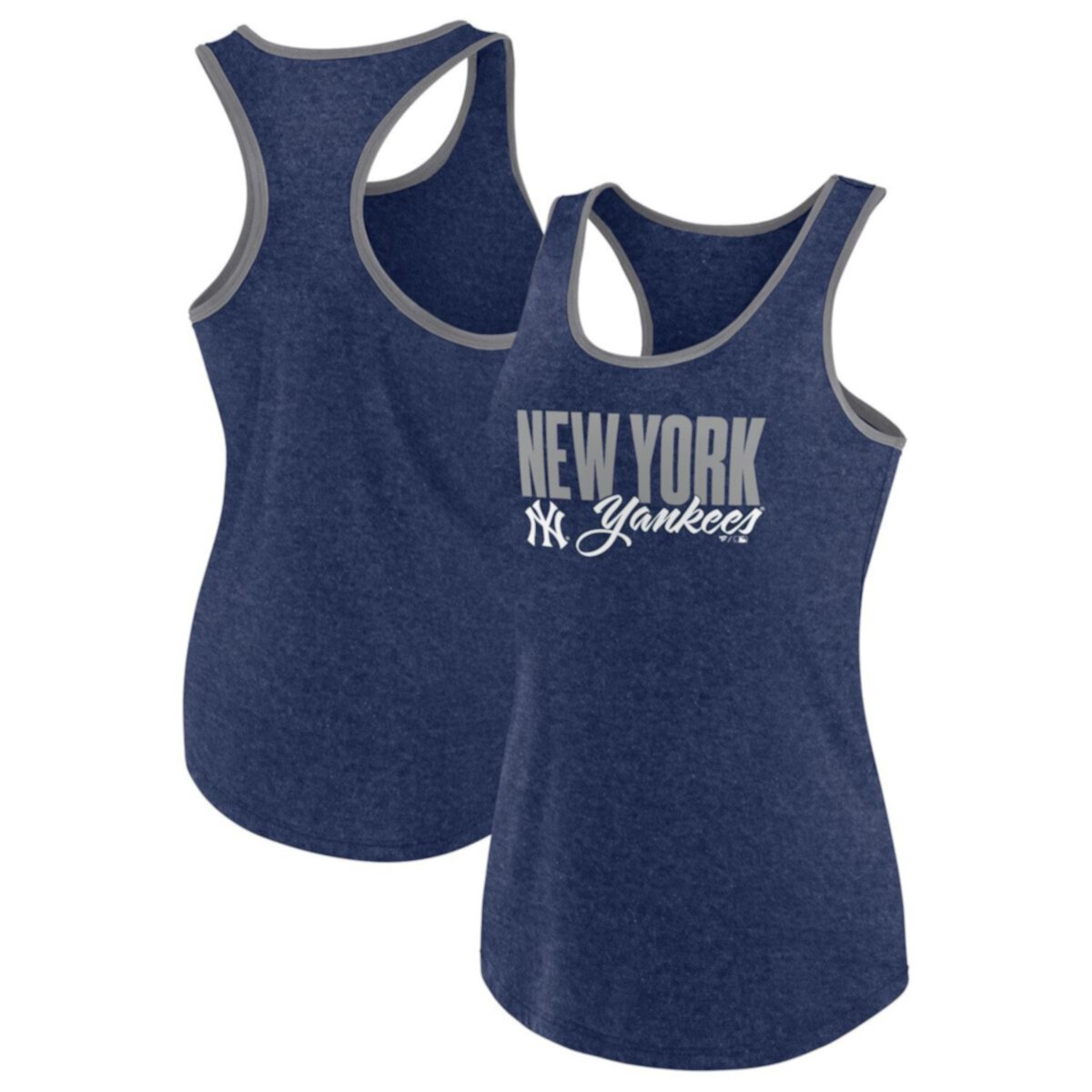 Женская Футболка Fanatics New York Yankees Fuel Racerback Fanatics Brands - White Label