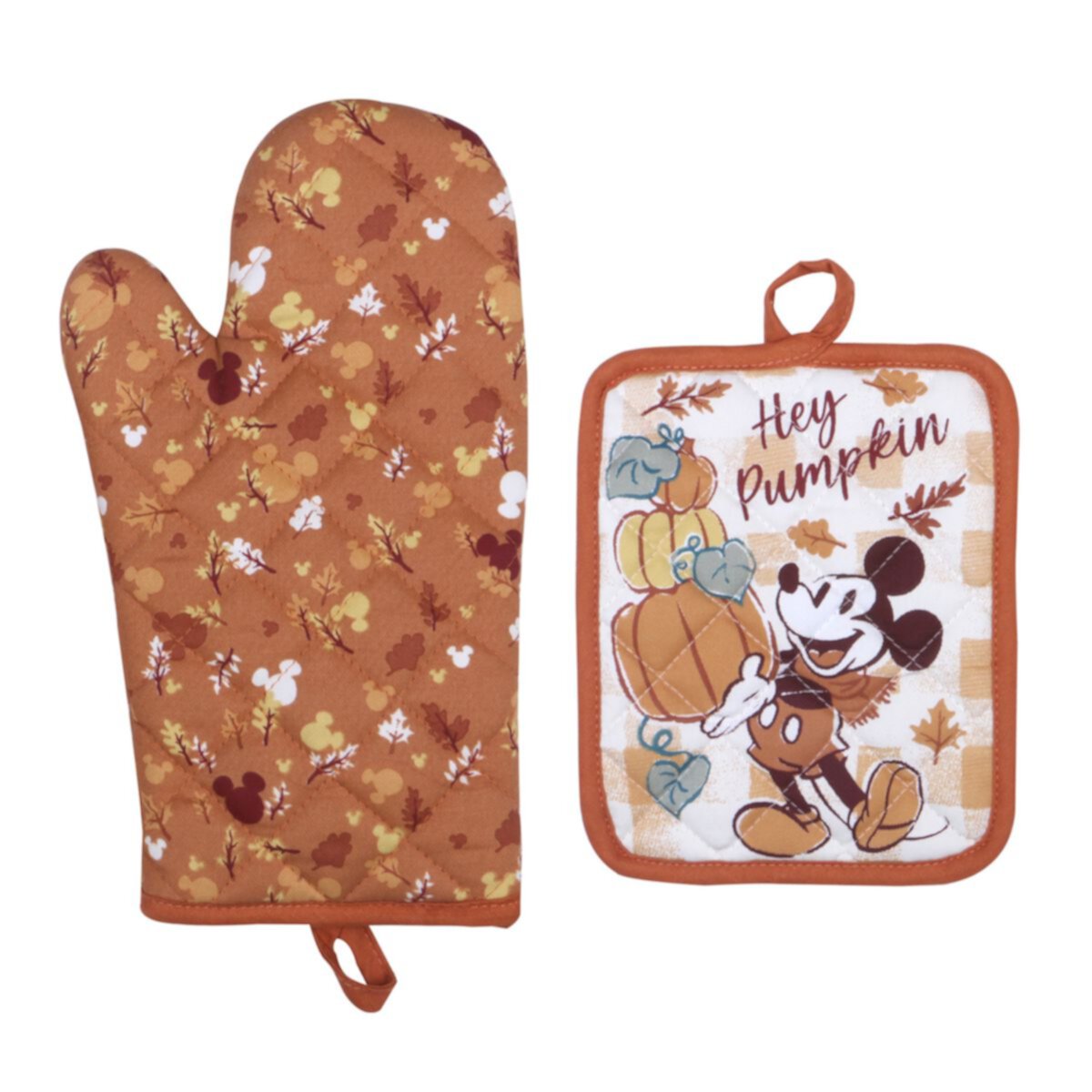 Disney's Mickey Mouse Hey Pumpkin Oven Mitt & Hot Pot Trivet by Celebrate Together™ Fall Celebrate Together